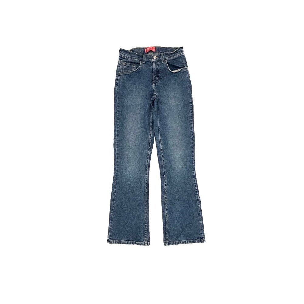 Vintage Levi's 517 Flare Girls size 14 Dark Wash Blue Denim jeans‎